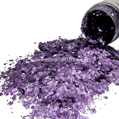 Biodegradable Glitter - Purple - Mystic Art Glitters