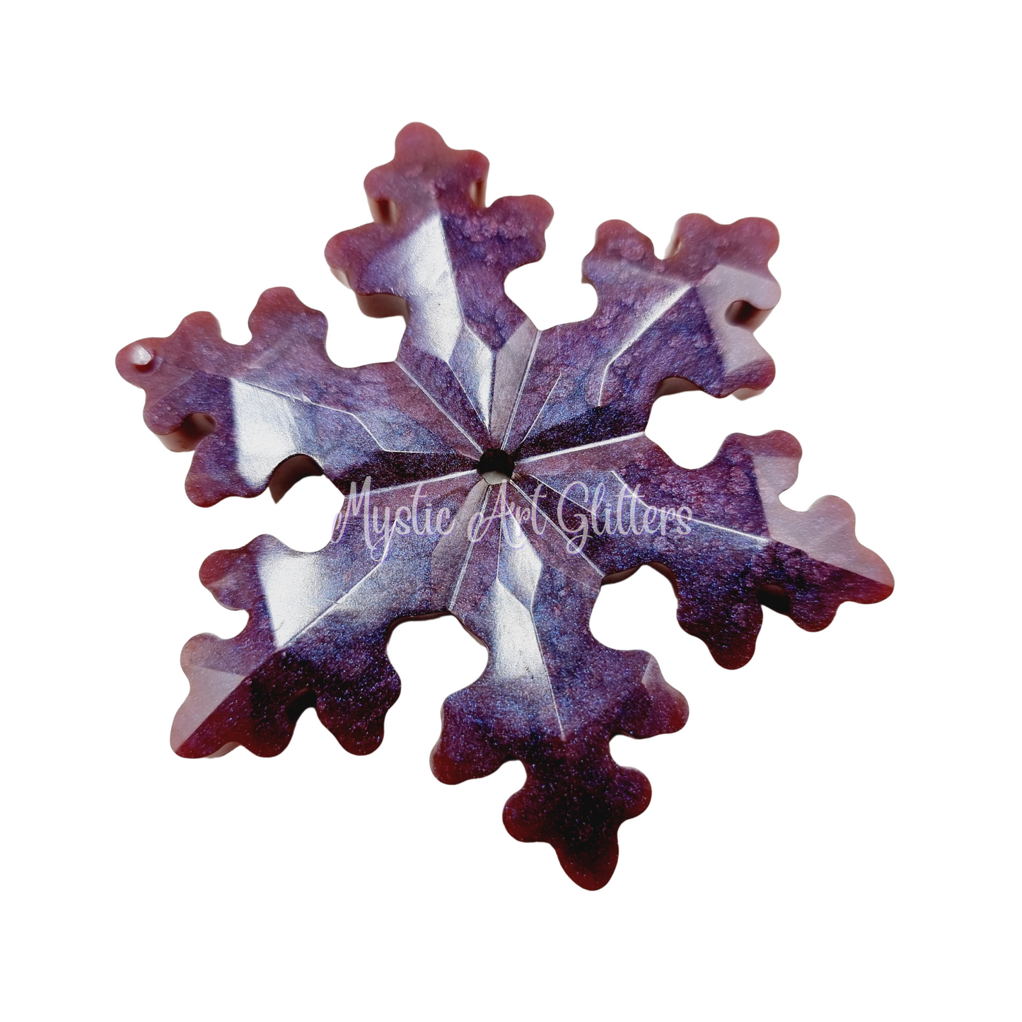 Chameleon Mica Powder Burgundy + Purple + Blue Sparkles 14gm - Mystic Art Glitters