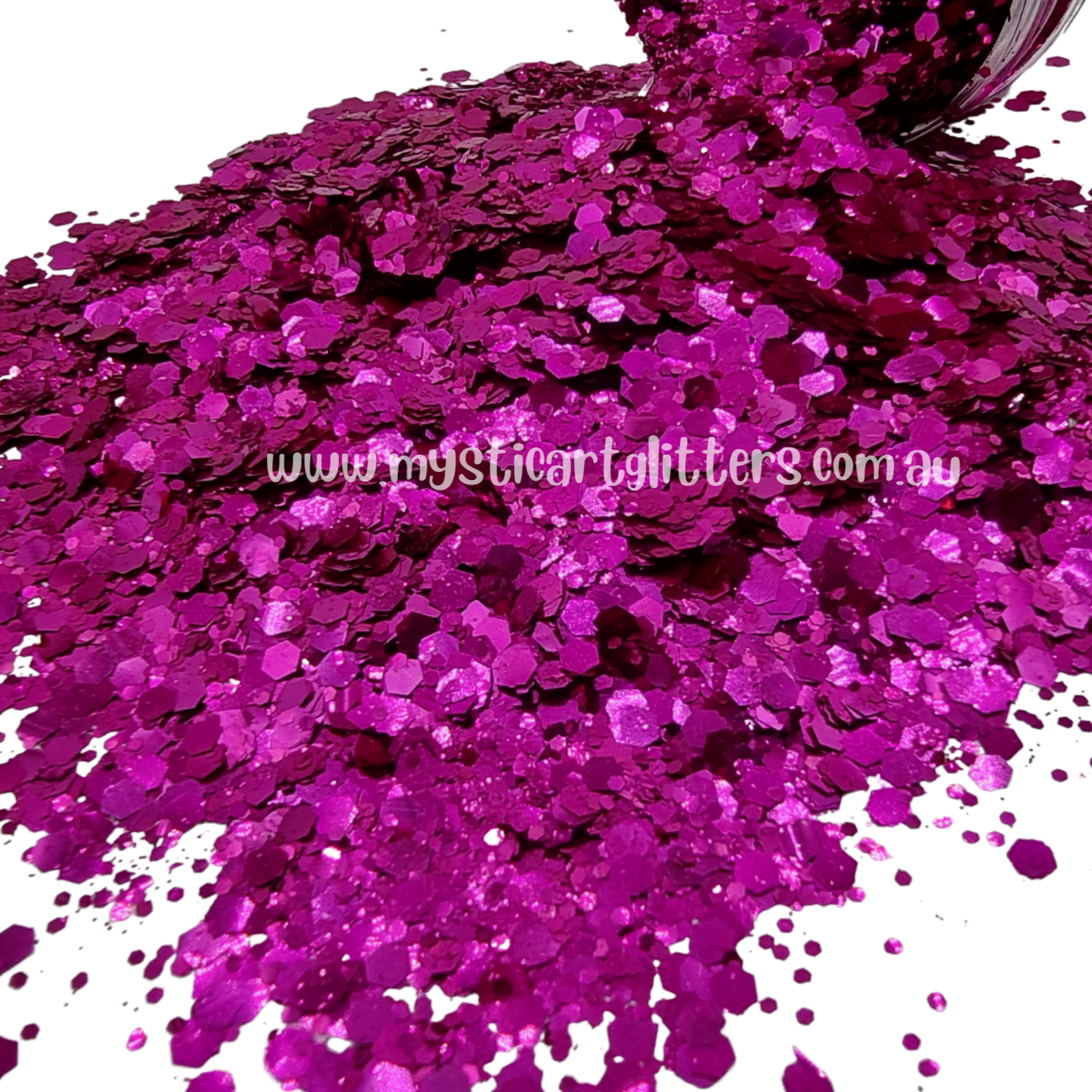 Biodegradable Glitter - Pink - Mystic Art Glitters