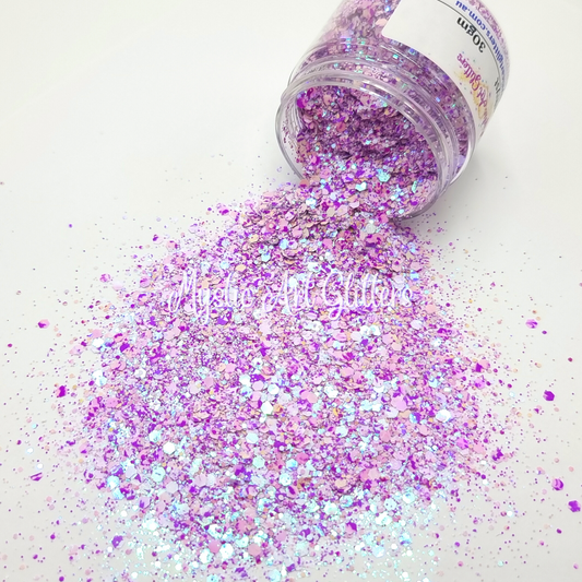 Amethyst Purple Glitter Mix