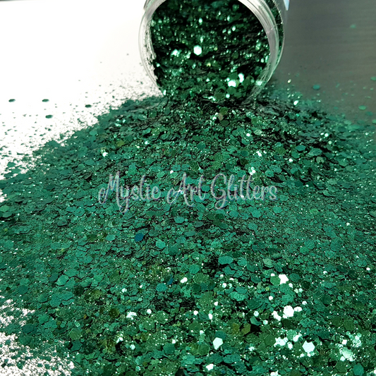 Robin Hood green glitter