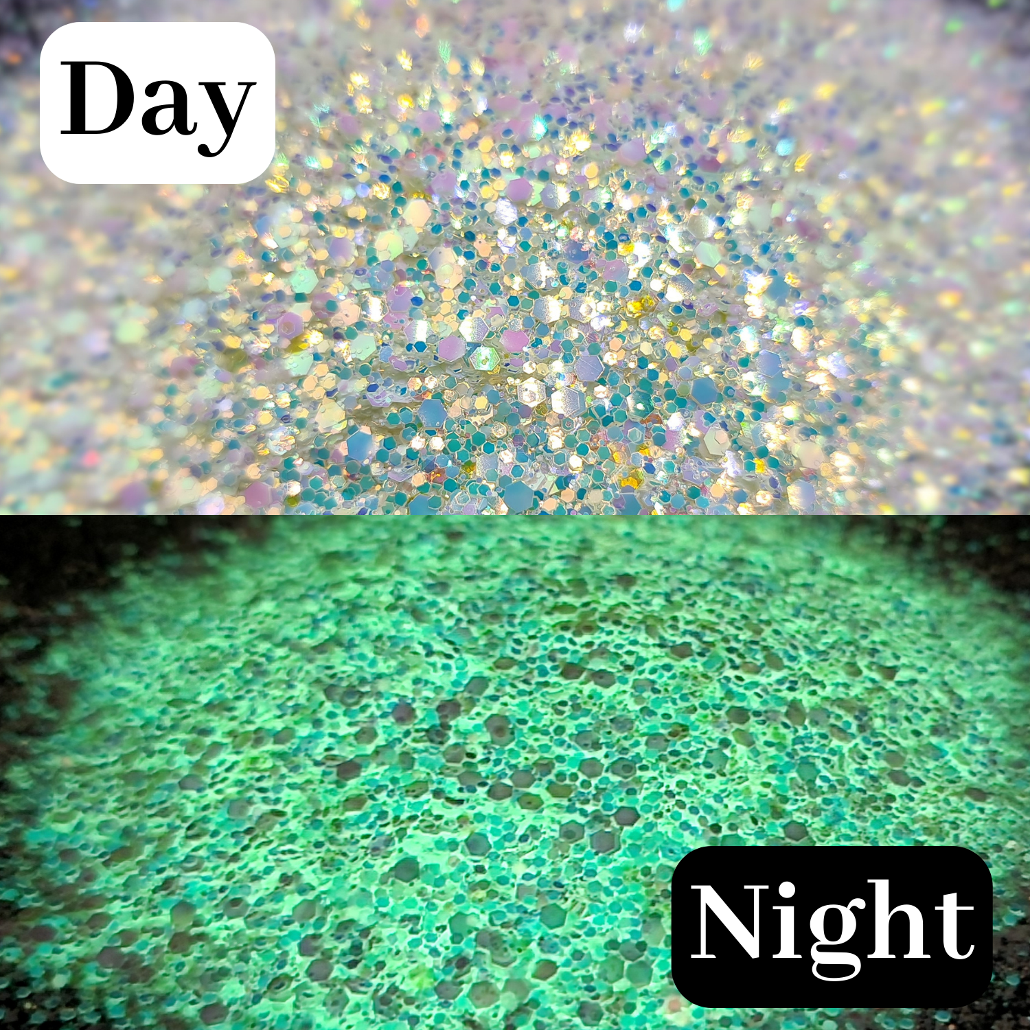 Glow In The Dark - Sweet Emotion - Mystic Art Glitters