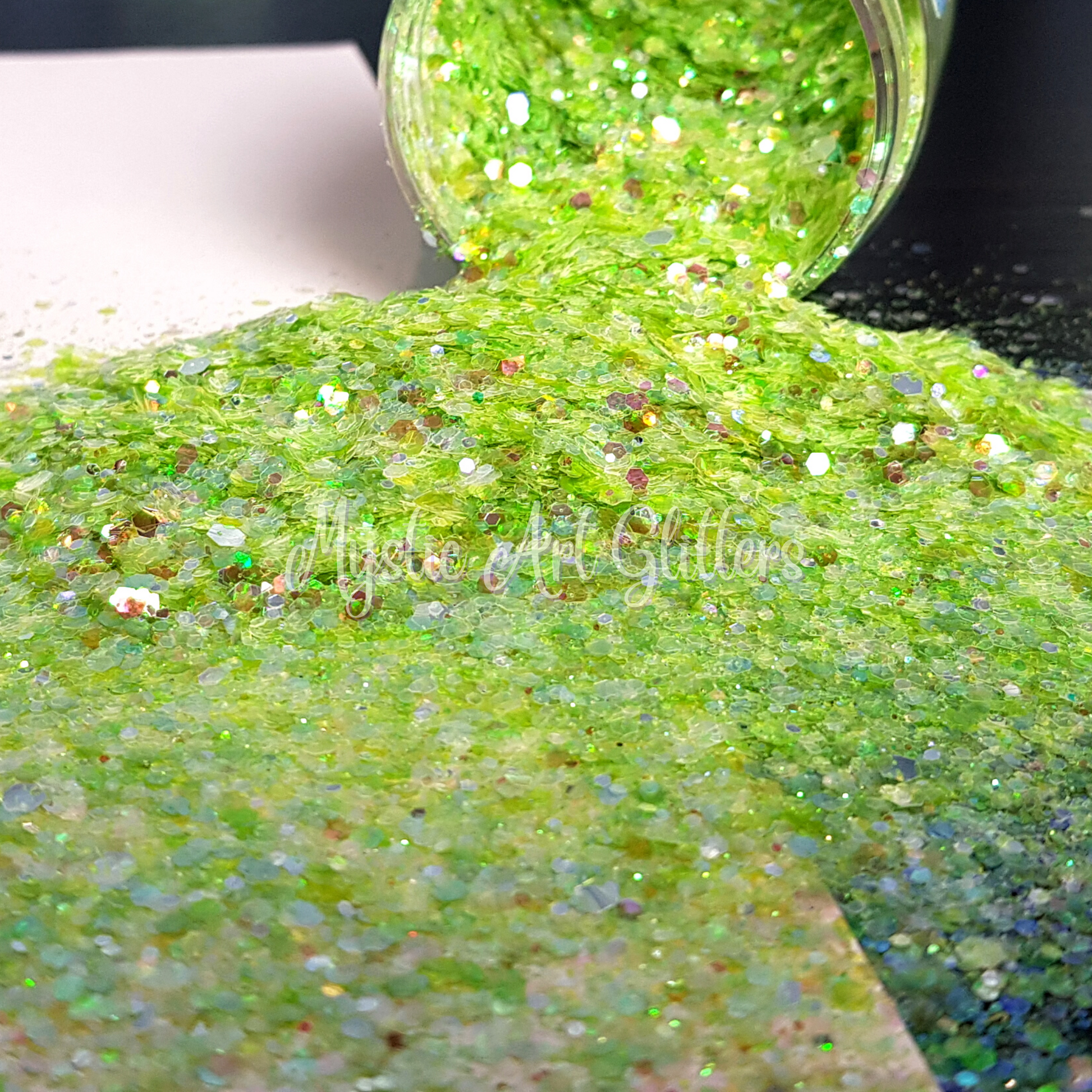 Green Meadow Iridescent Glitter Mix 