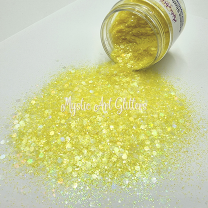 Yellow Banana Slushie Glitter Mix