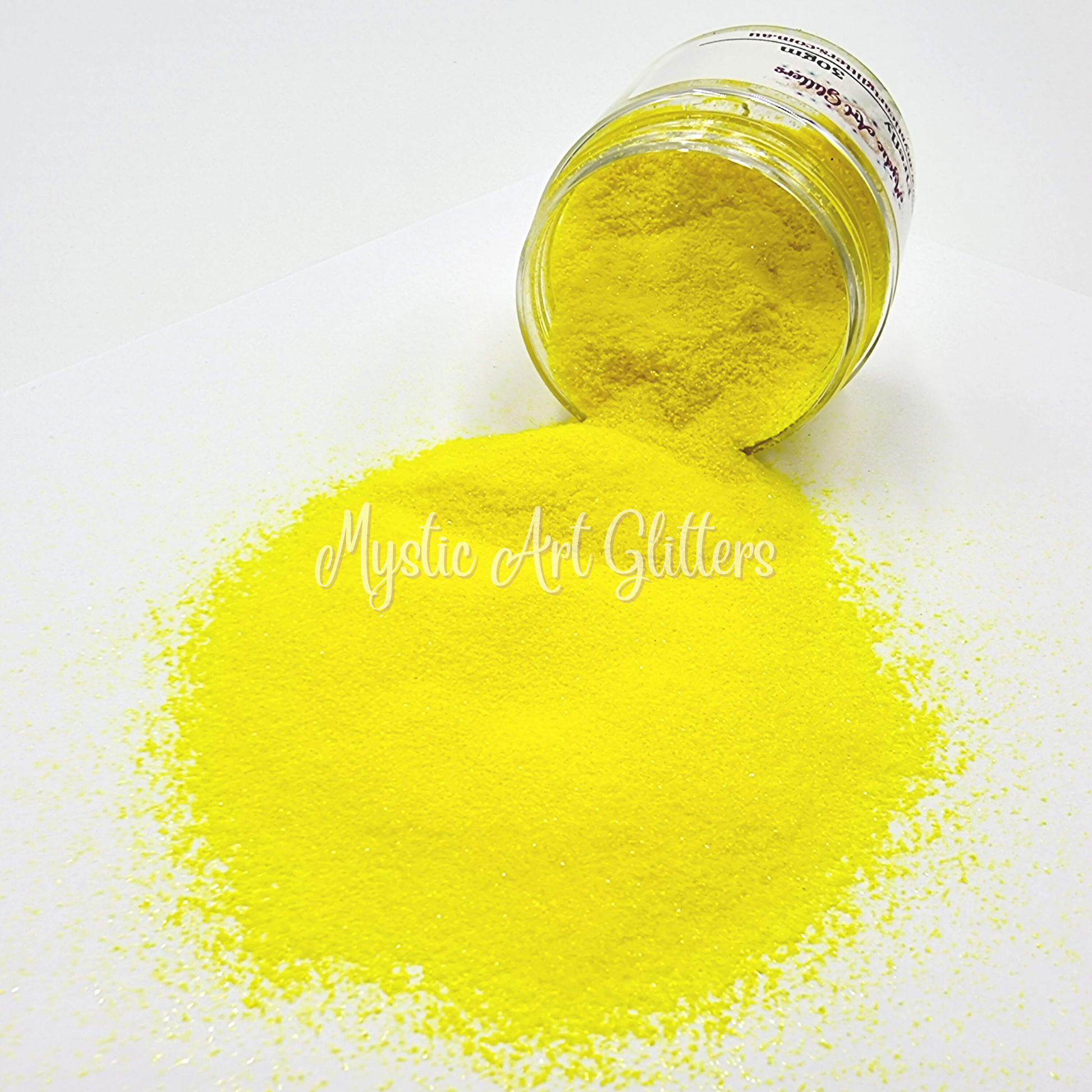 Yellow Firefly Fluro Fine Glitter