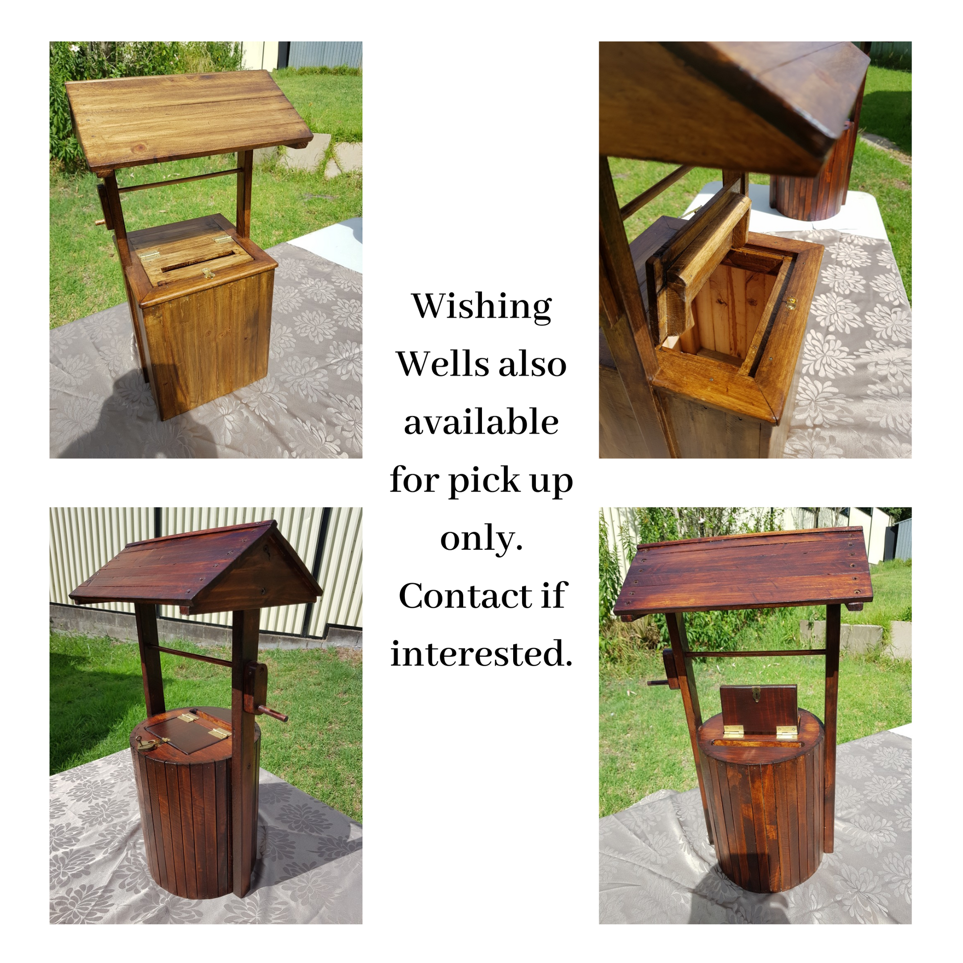 Silver Glittered Wedding Wishing Well - Chest - Mystic Art Glitters