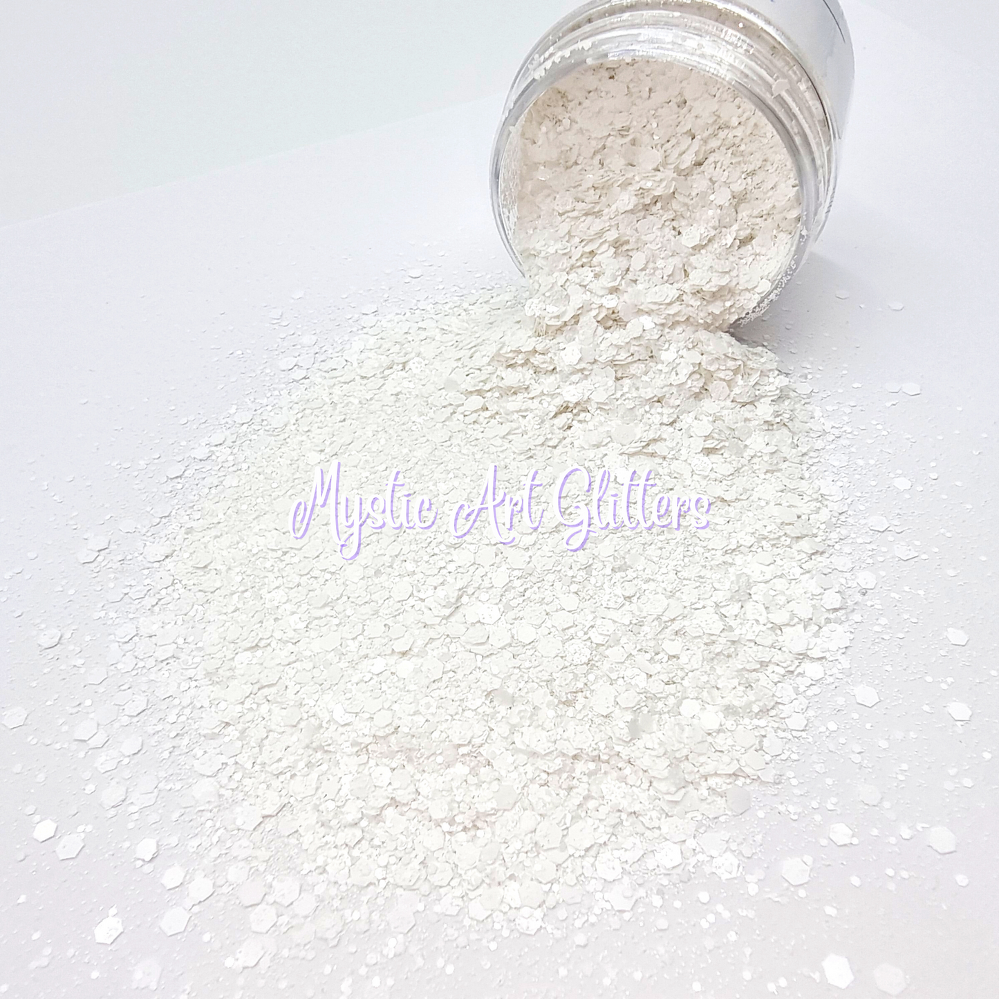 White Iceberg Solid Glitter Mix 