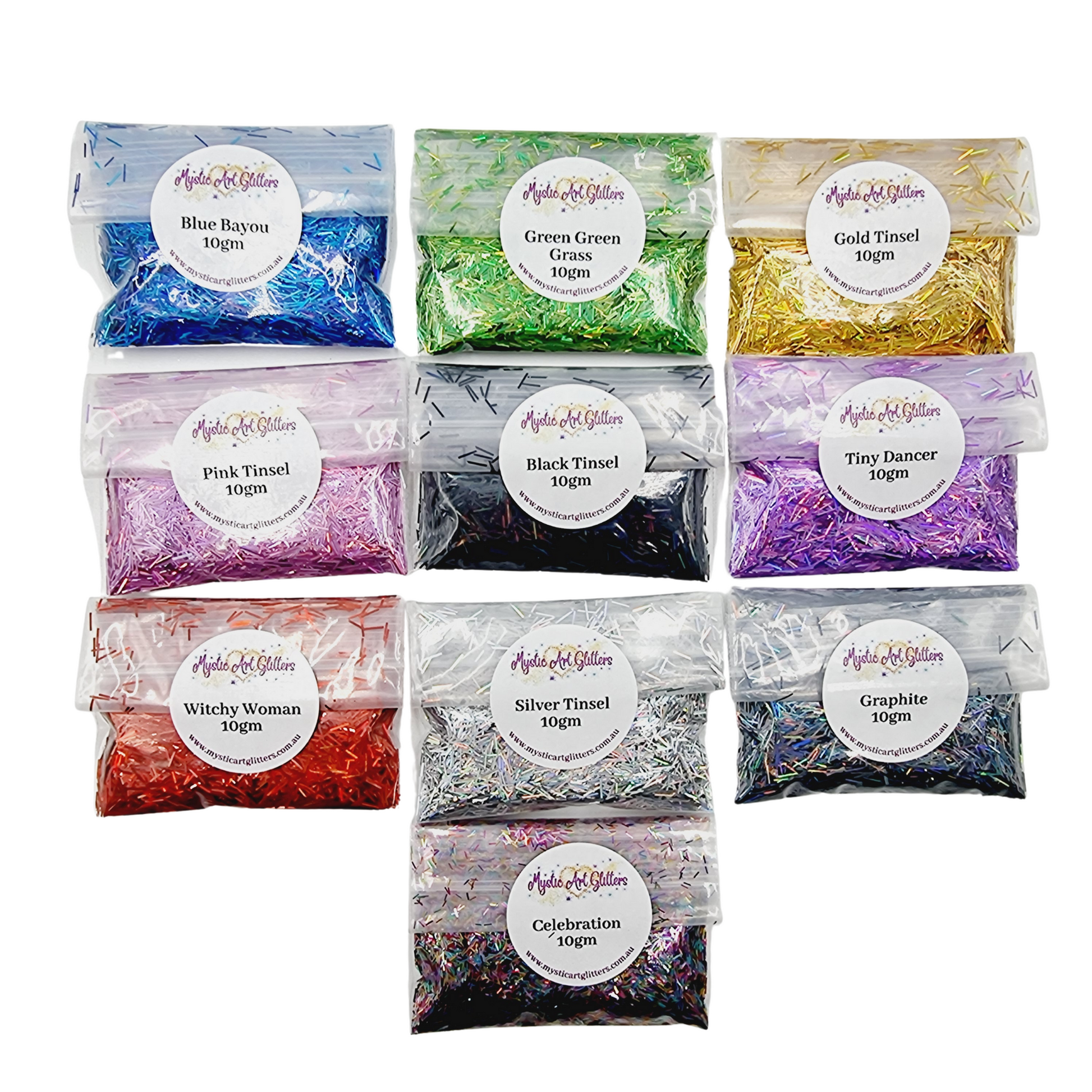 Tinsel Style Glitter Bundle - Mystic Art Glitters