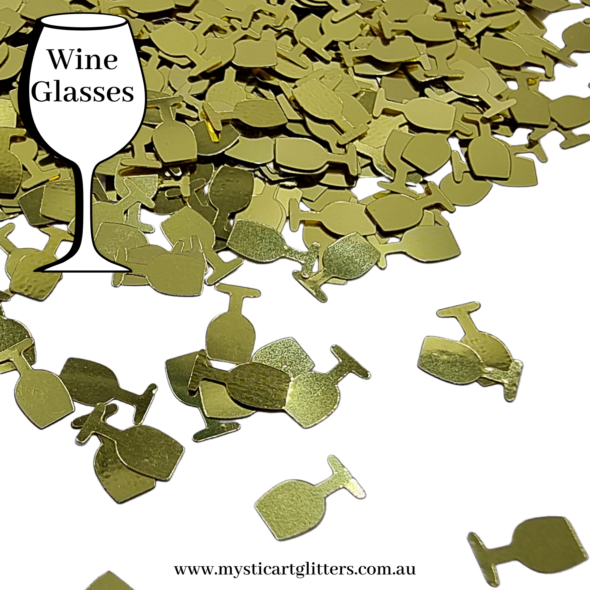 Wine Glasses - Mystic Art Glitters