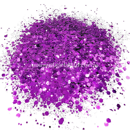 Periwinkle Purple Glitter by Mystic Art Glitters