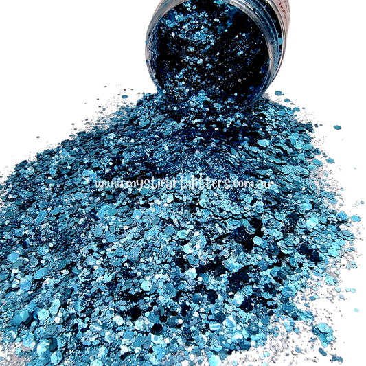 Mystic Art Glitters Biodegradable Glitter Light Blue