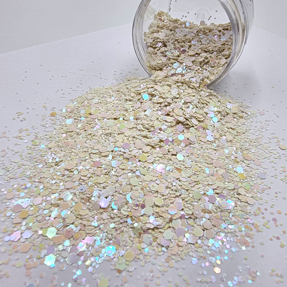 Glitter Carnation Pearlescent Opalescent Mix