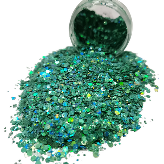 Luck of the Irish Green holographic glitter