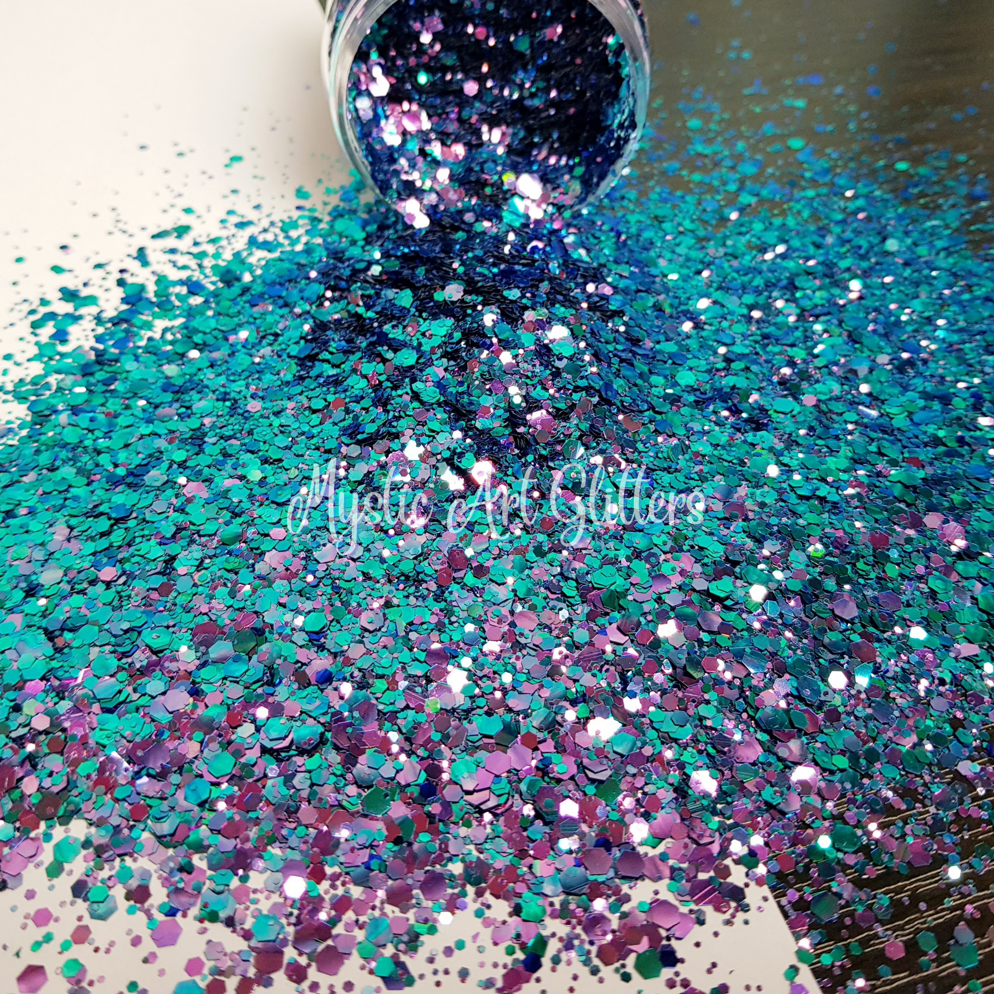 Little Mermaid colour changing glitter