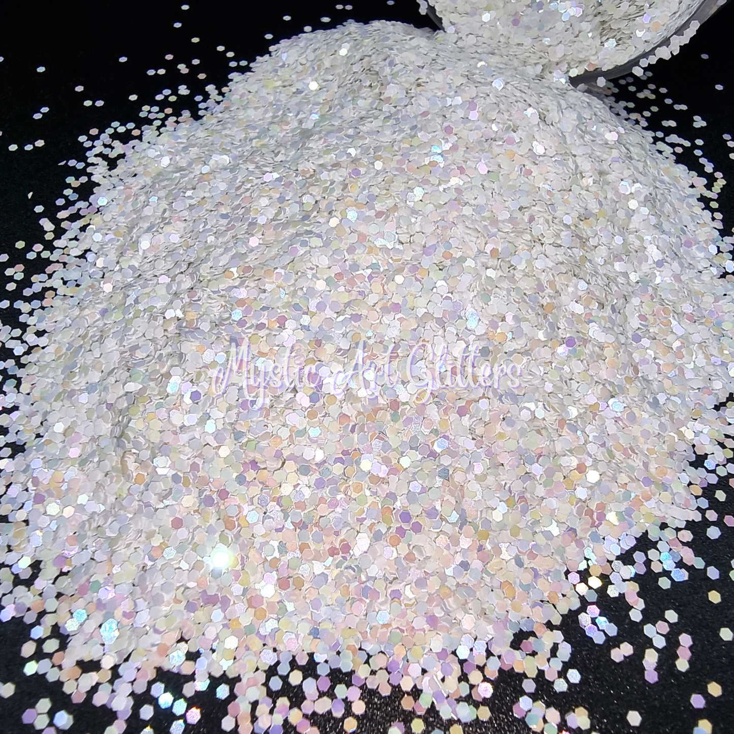 Marshmallow colour changing glitter
