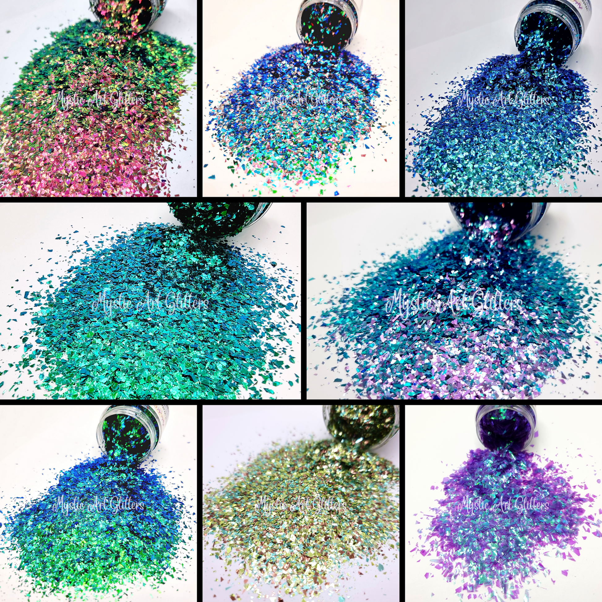 Flake shard glitter bundle