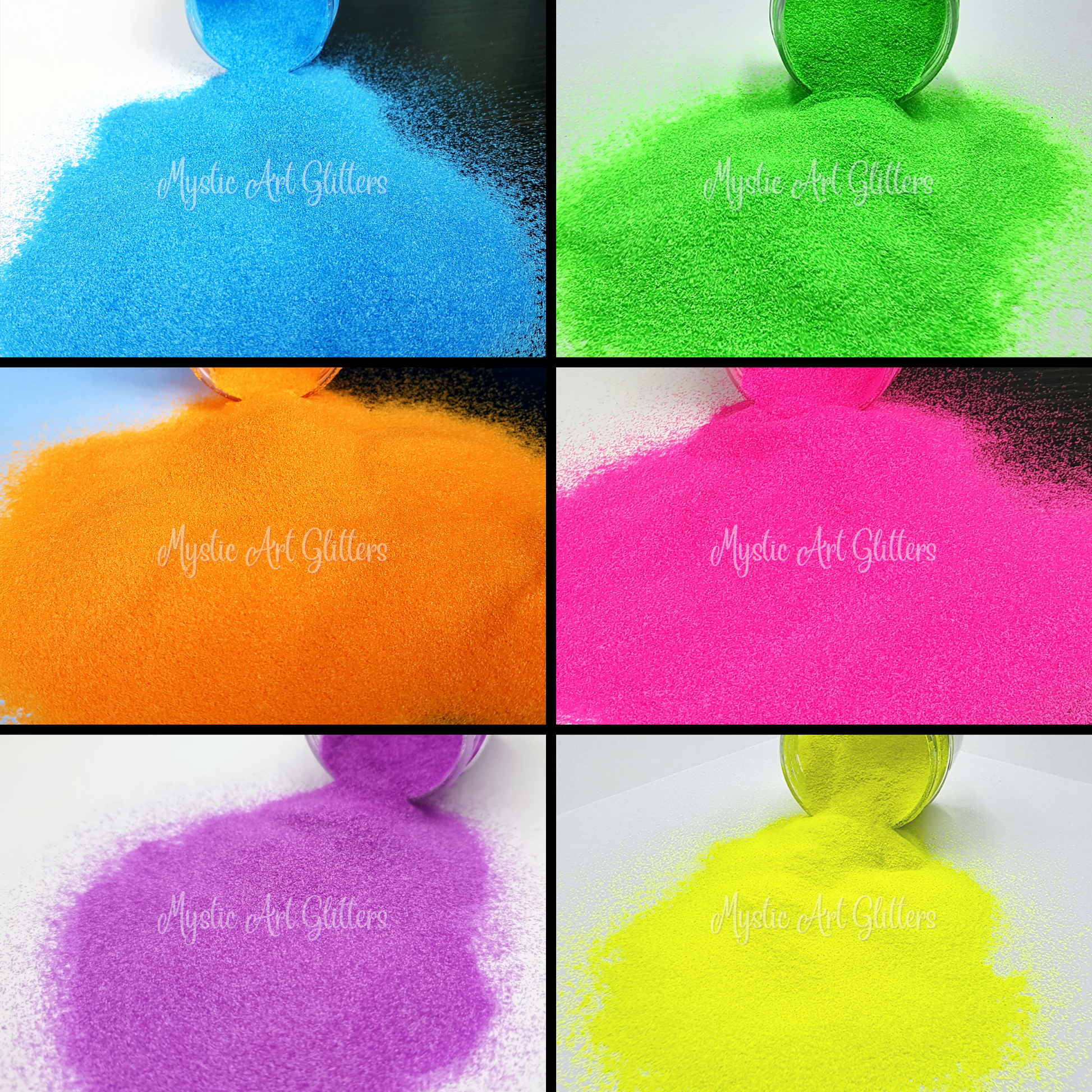 Matte Fluorescent Ultra Fine Glitter Bundle