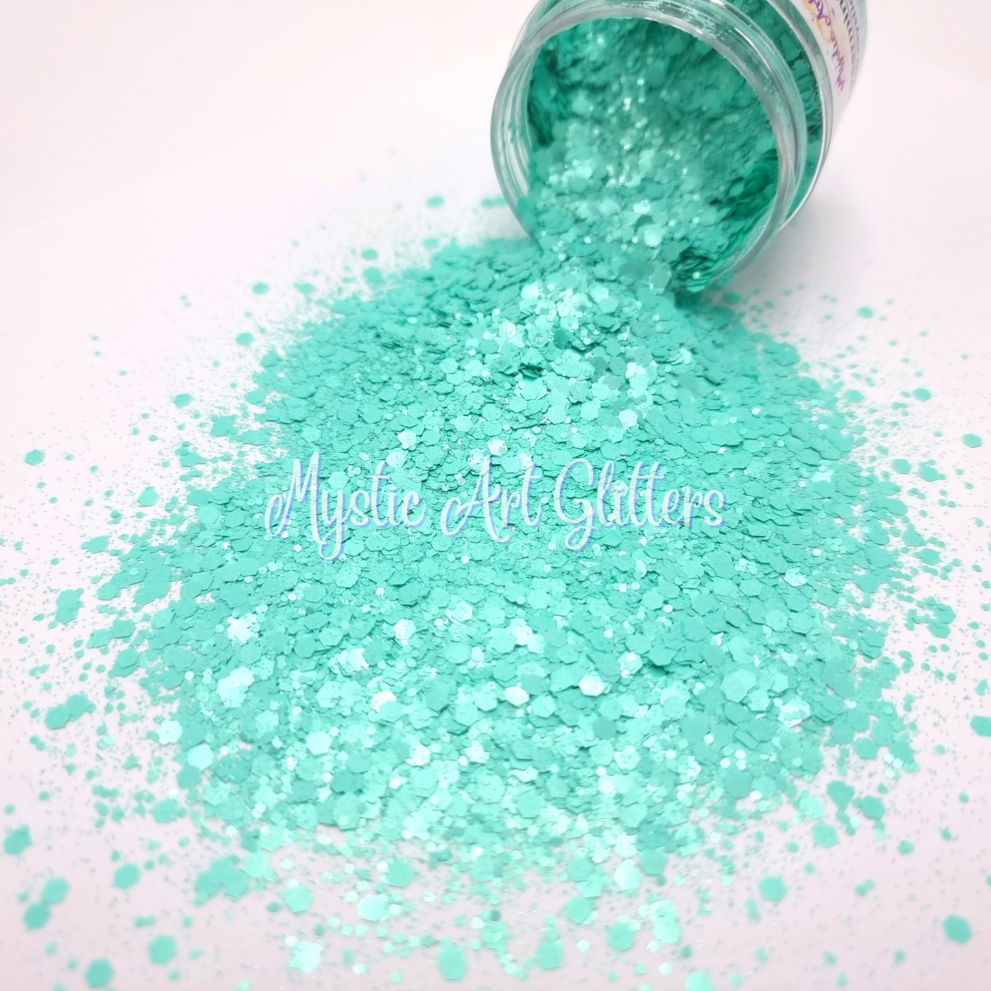 Spearmint Green Solid Glitter Mix 