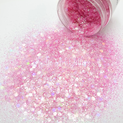 Pink Strawberry Slushie Glitter Mix