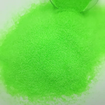 Lime Splice Matte green fluro glitter
