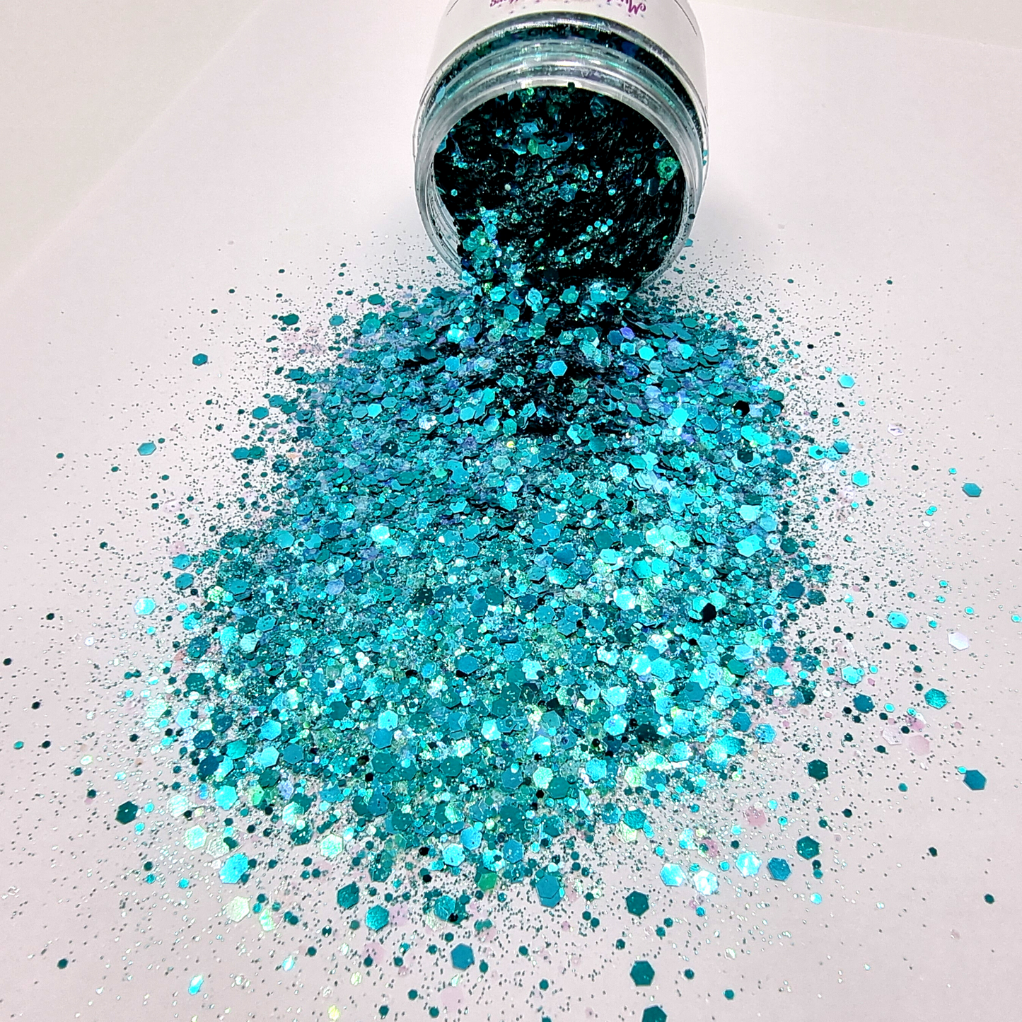 Teal Aquamarine Turquoise Voyage Glitter Mix