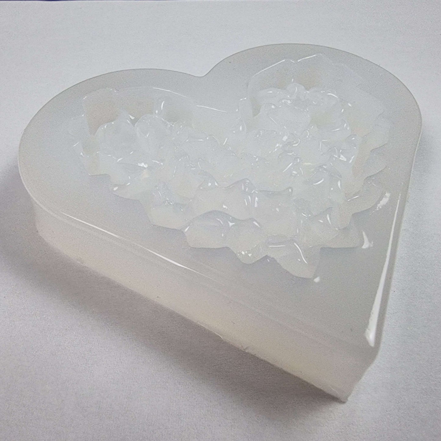 Crystal Heart Silicone Mould - Mystic Art Glitters
