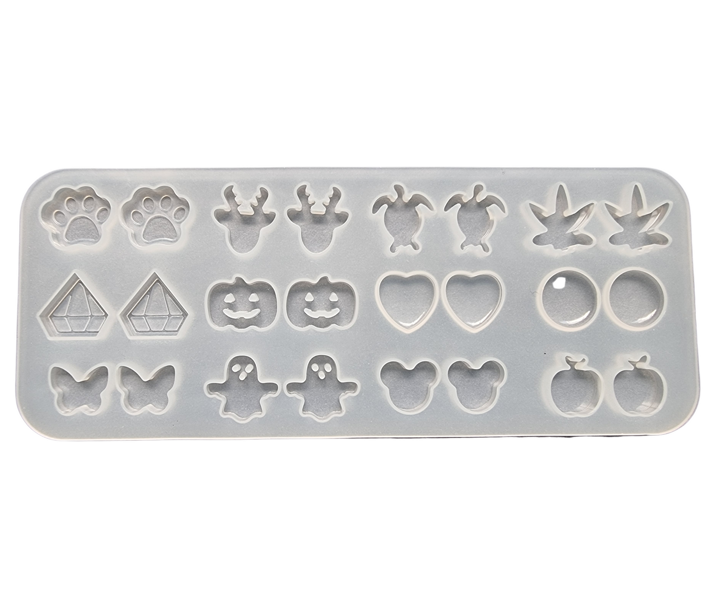 Silicone Stud Earring Mould - Mystic Art Glitters