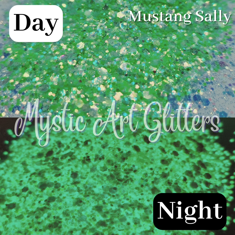 Glow In The Dark Glitter Bundle - Mystic Art Glitters