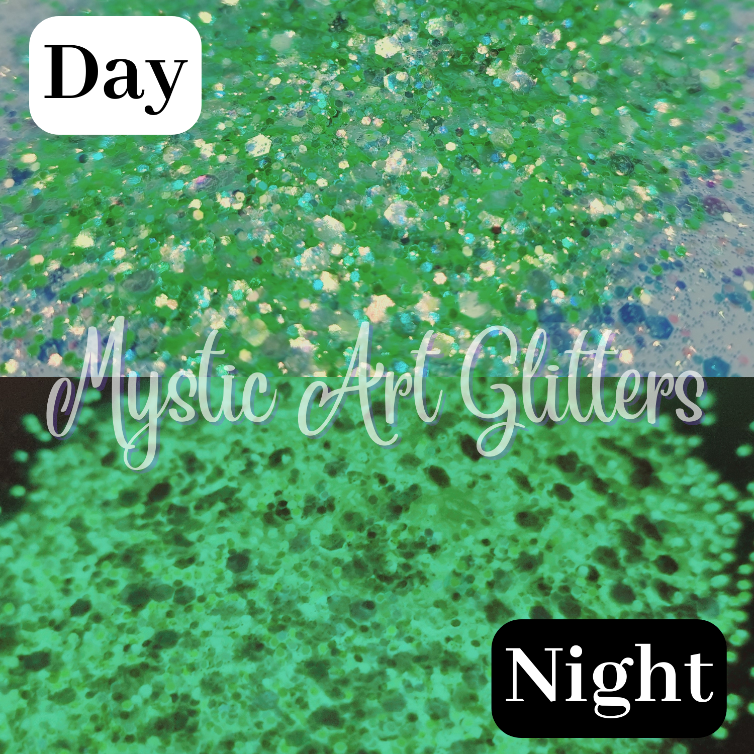 Glow In The Dark - Mustang Sally - Mystic Art Glitters