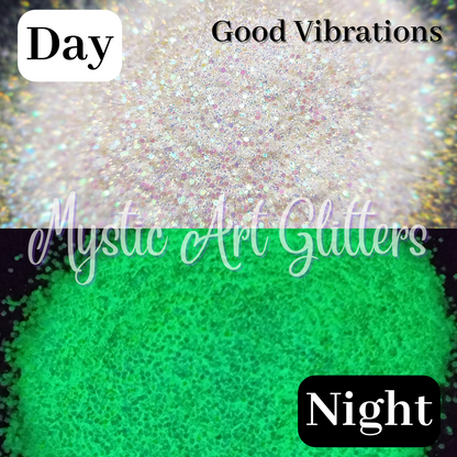 Glow In The Dark Glitter Bundle - Mystic Art Glitters
