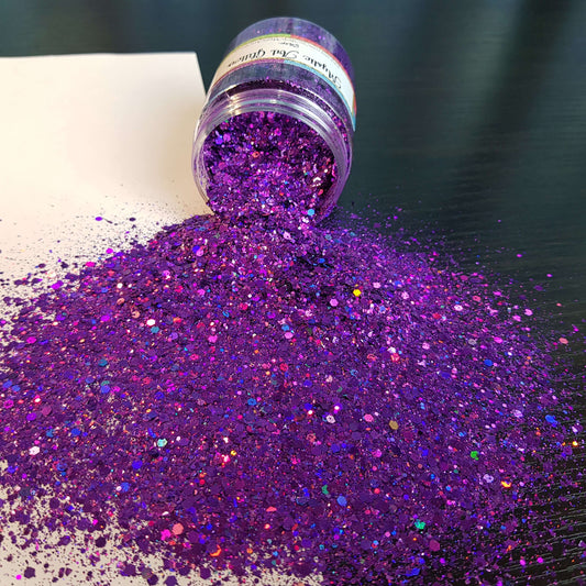 Lavender Fields Deep purple glitter