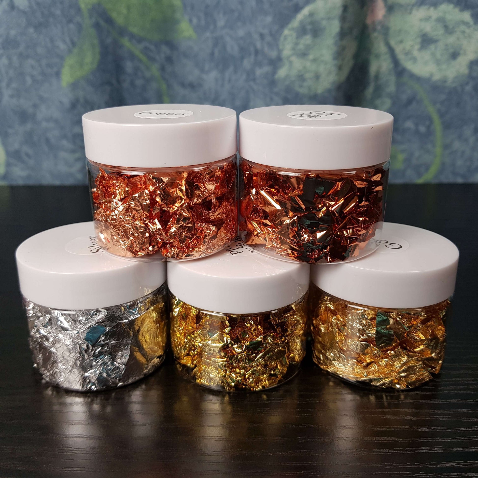 Metallic Leaf Foil Flakes - Mystic Art Glitters
