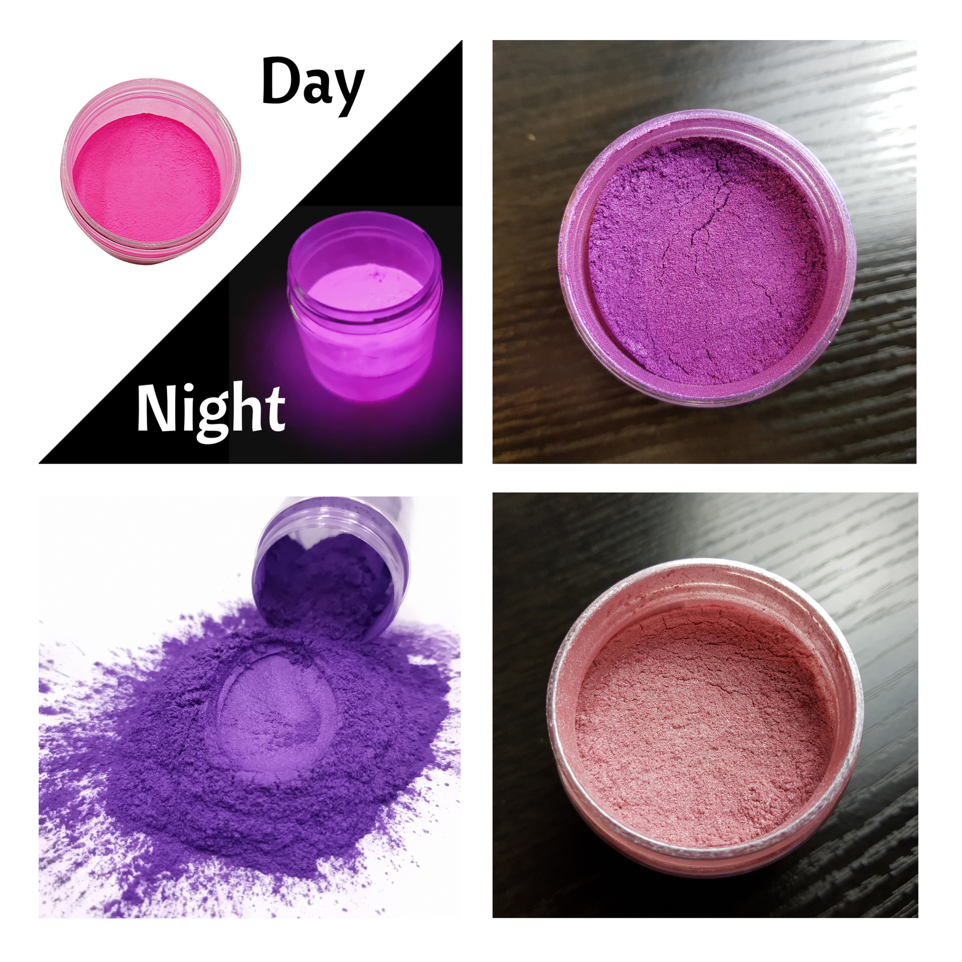 Mica Powder Bundle - Pinks & Purples - Mystic Art Glitters