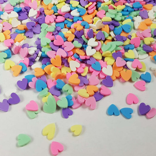 Polymer Clay Hearts - Mystic Art Glitters