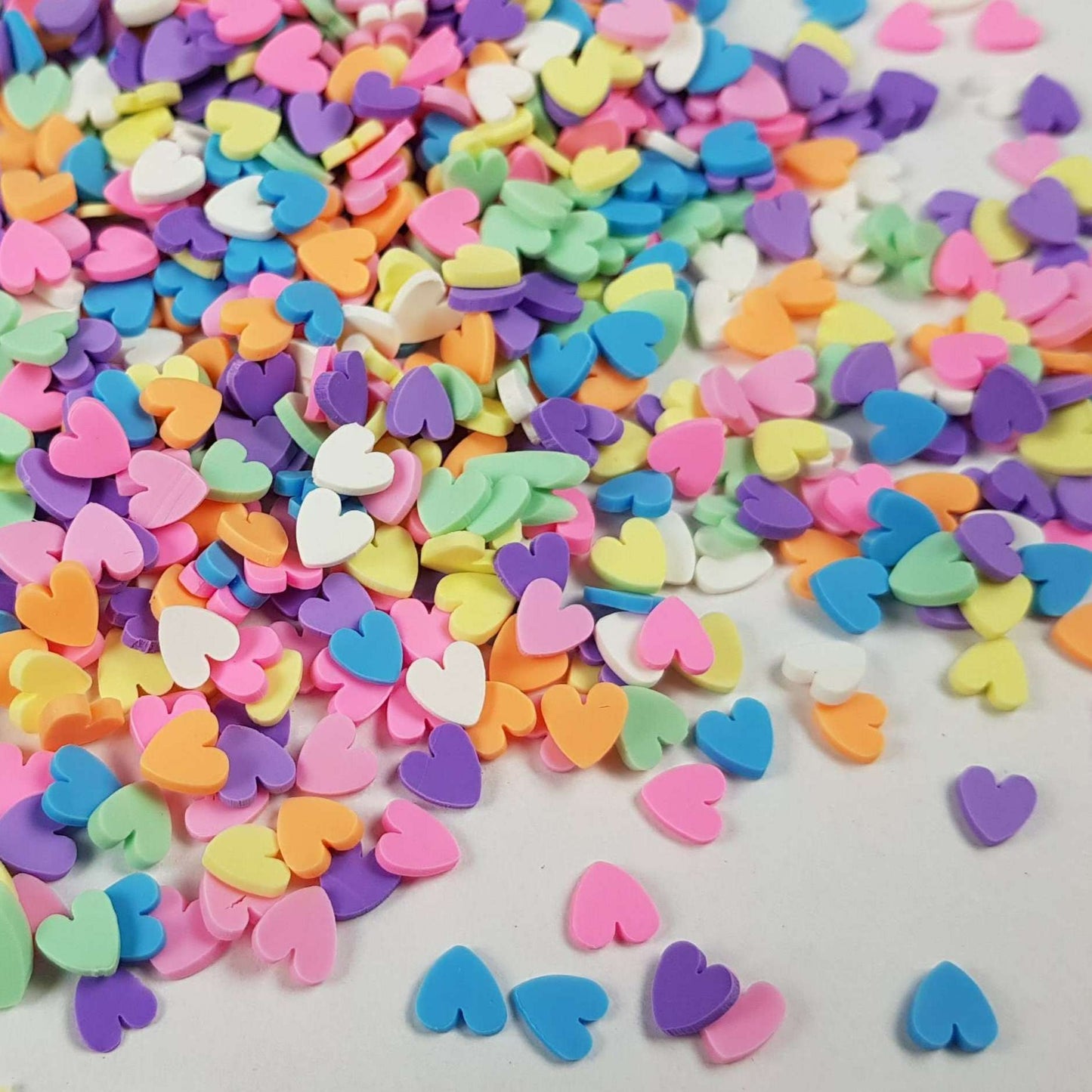 Polymer Clay Hearts - Mystic Art Glitters