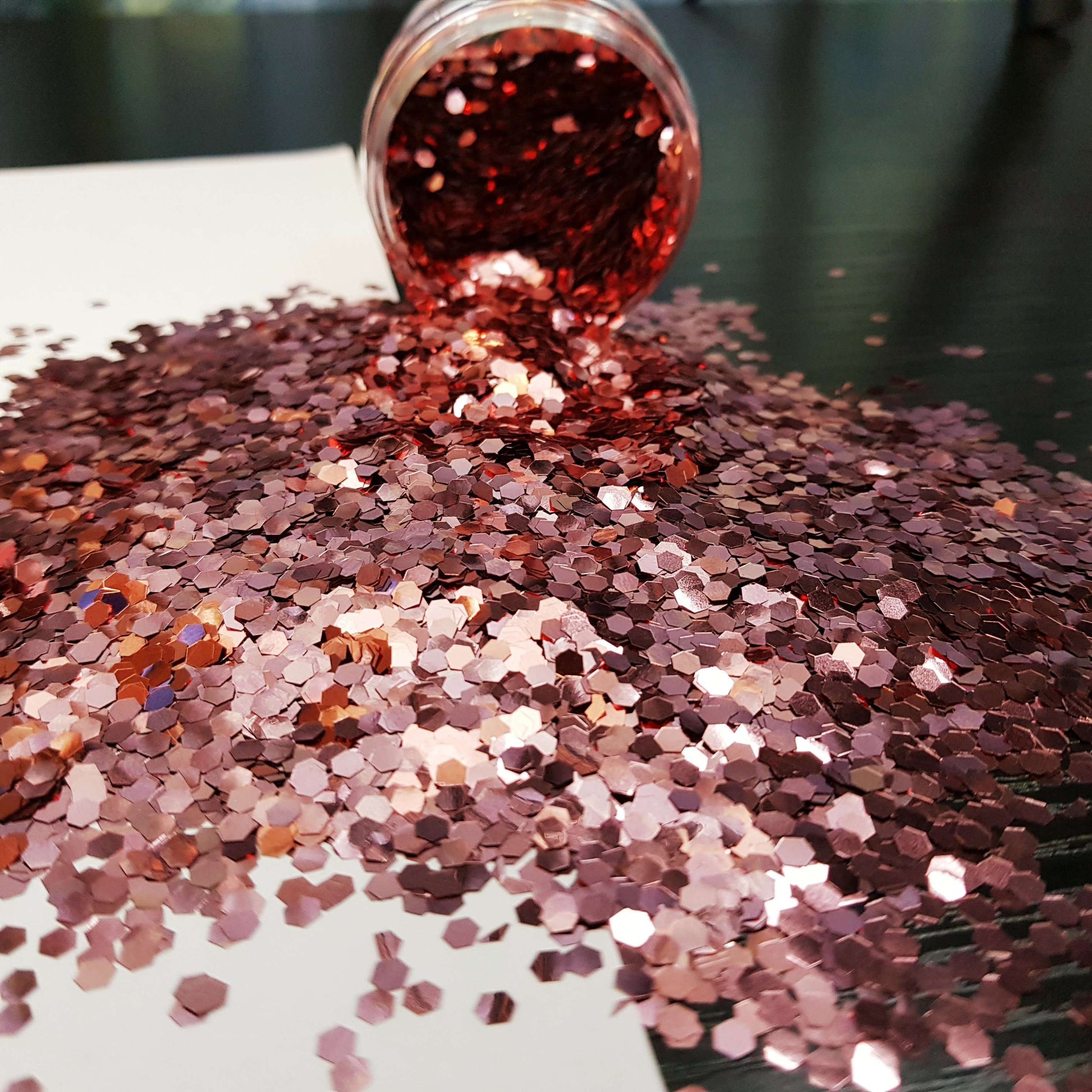 Rose Gold - Large glitter