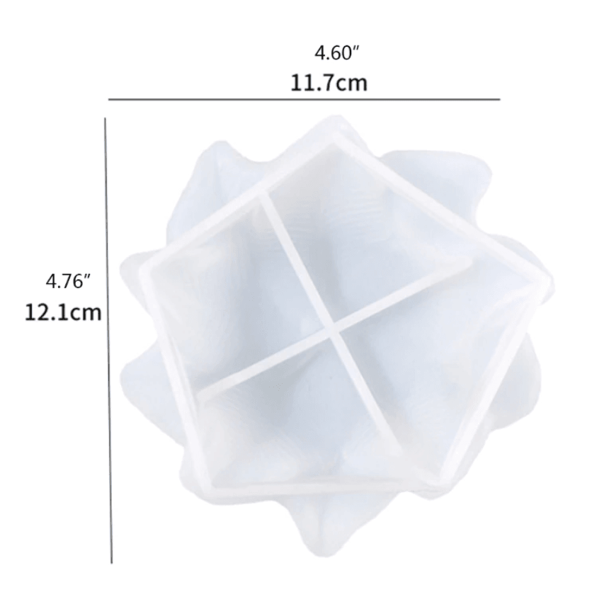 Silicone Decorative Plant Bowl Mould - Mystic Art Glitters
