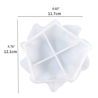 Silicone Decorative Plant Bowl Mould - Mystic Art Glitters