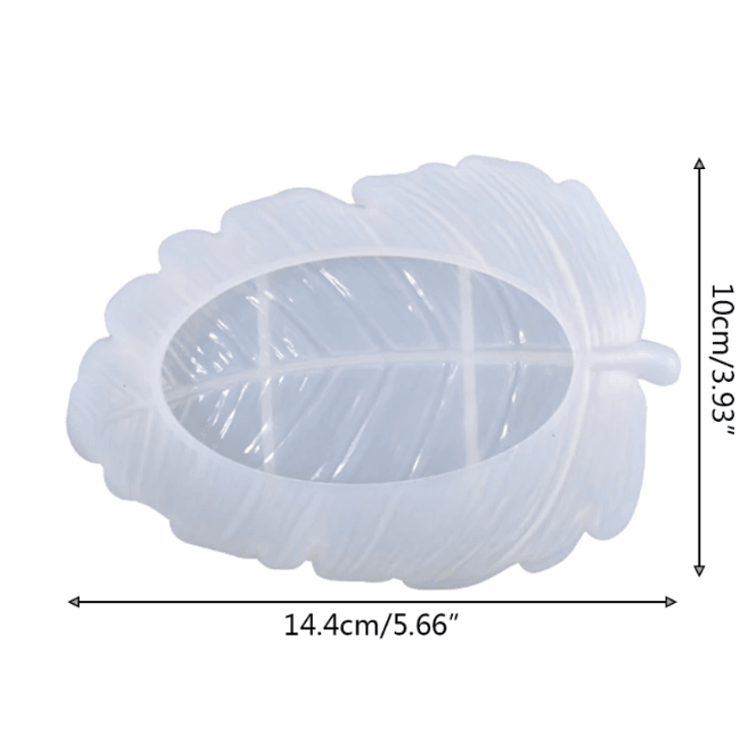 Silicone Leaf Dish Mould - Mystic Art Glitters