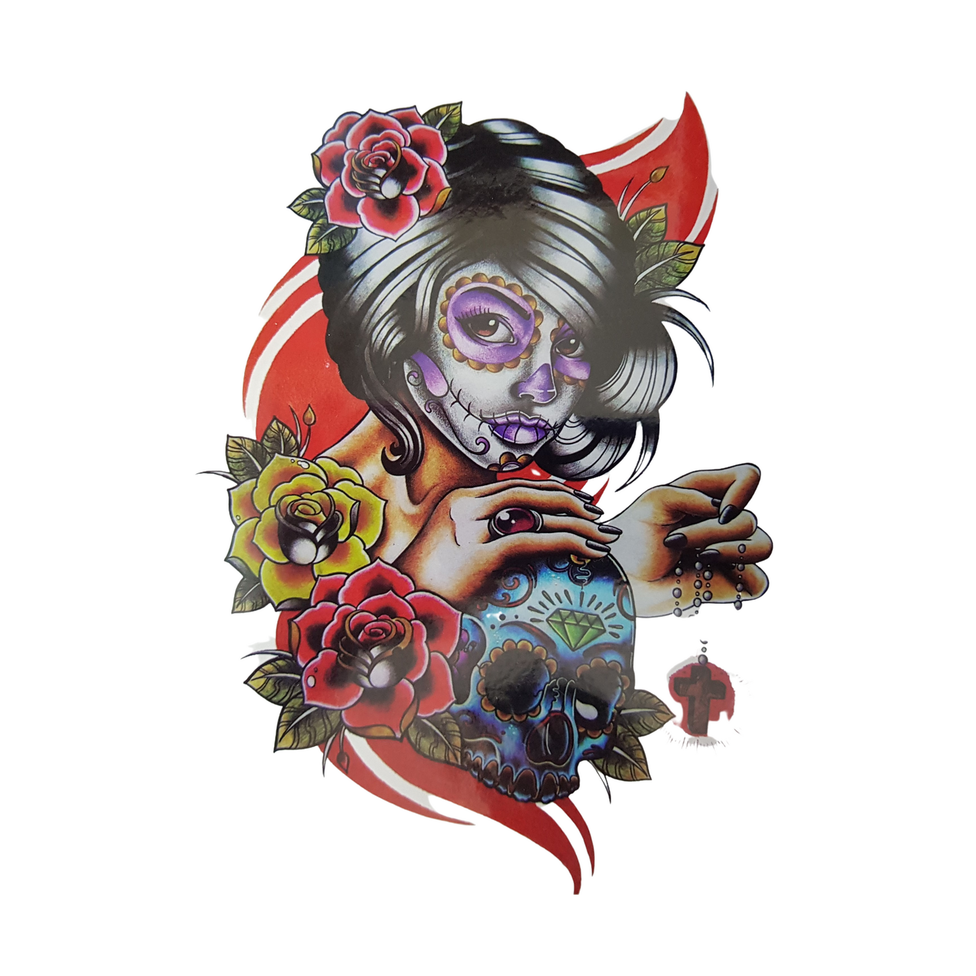 Temporary Tattoo HB-394 - Mystic Art Glitters