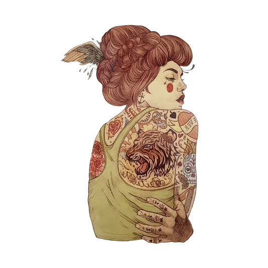 Temporary Tattoo HB-433 - Mystic Art Glitters